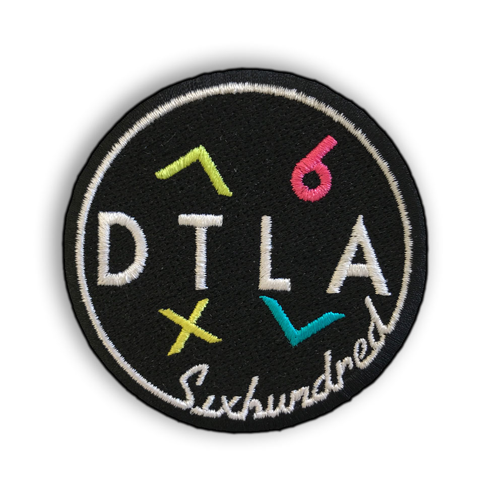 DTLA Sixhundred Iron-On Embroidered Patch